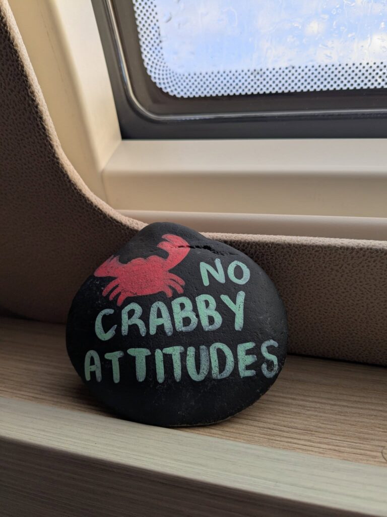 No Crabby attitudes when caravanning